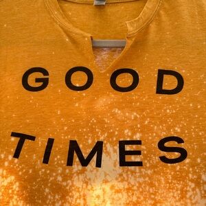 GOOD TIMES Next Level Bleached Deconstructed Tee T Shirt Short Sleeve medium